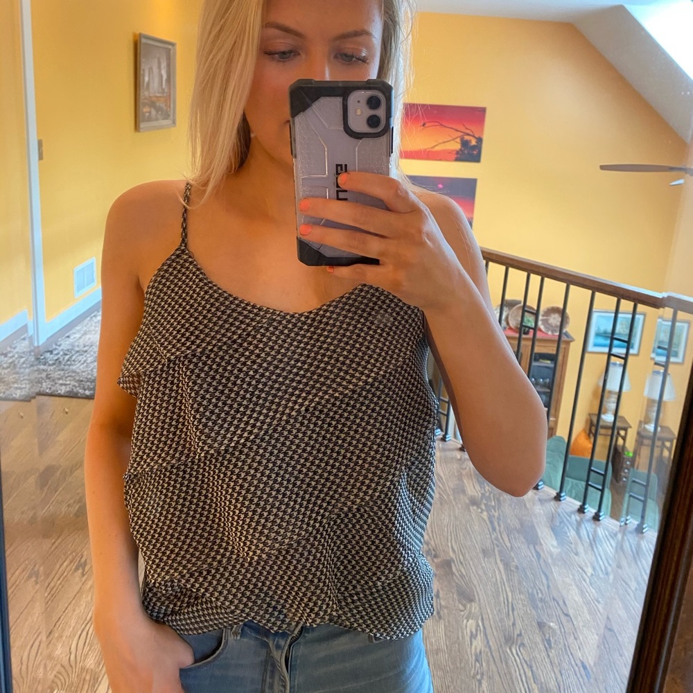 Houndstooth Tank Top